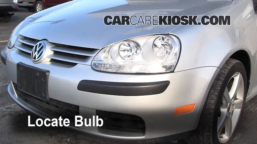 2008 Volkswagen Rabbit S 2.5L 5 Cyl. (2 Door) Lights Parking Light (replace bulb)